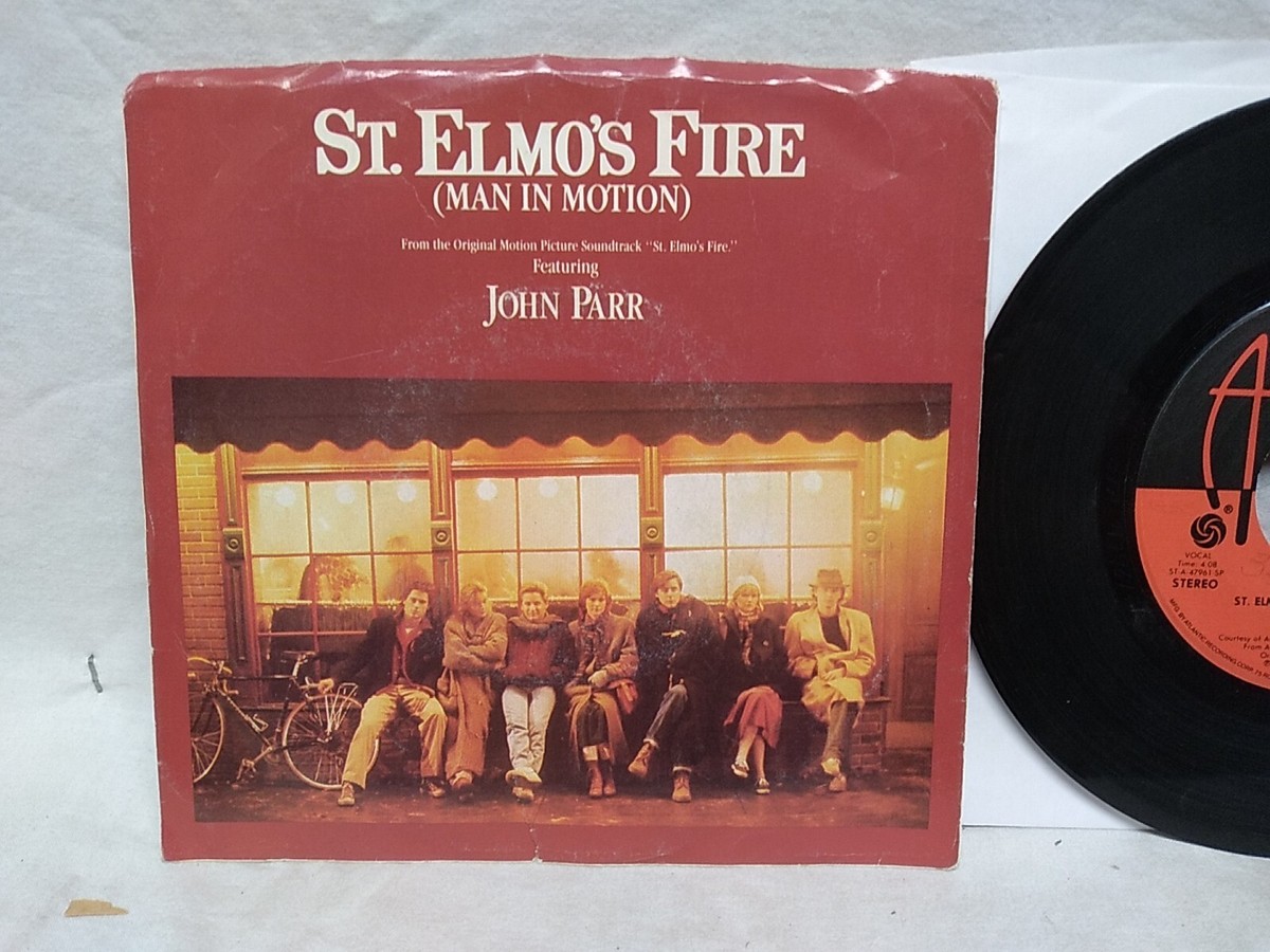 John Parr / David Foster St. Elmo's Fire 45 RPM Atlantic records 7