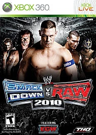 WWE SmackDown vs. Raw 2010 Featuring ECW (Microsoft Xbox 360, 2009) disk only