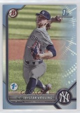 2022 Bowman Draft 1st Edition Sky Blue Foil Trystan Vrieling #BD-43 0nr3