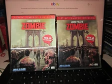 Lucio Fulci's ZOMBIE Blu-ray 1979 Blue Underground Limited Ed. LENTICULAR COVER