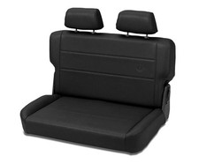 Bestop 3944015 Black Denim Trailmax Ii Rear Fold-n-timble Reat Seat - Jeep Bestop 3944015 Black Denim Trailmax Ii Rear Fold-n-timble Reat Seat - Jeep