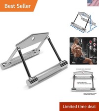 Multi-Use Cable Machine Attachment for Home Gym: 880 LB Double D Handle  Rope