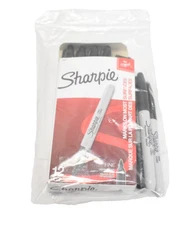 Lot of 15 Sharpie Permanent Markers Fine Point Black The Original Genuine OEM