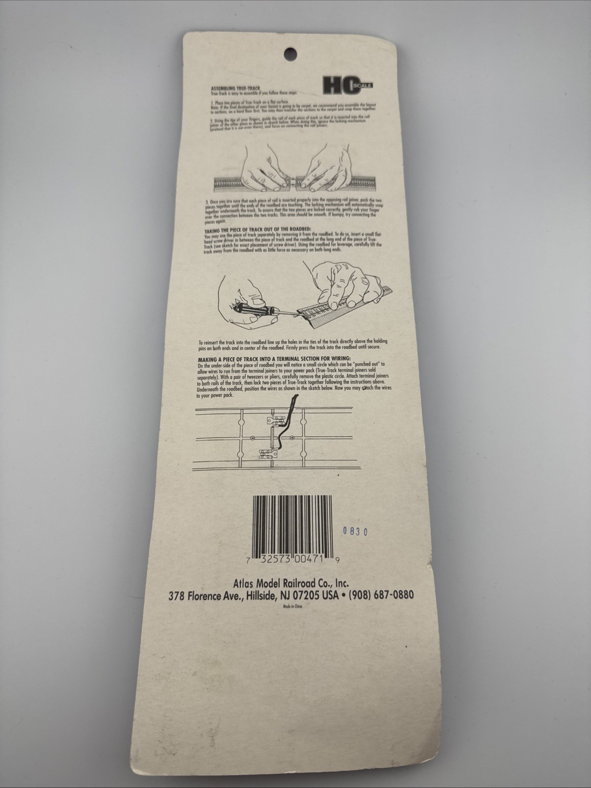 Atlas #471 True-Track Rerailer 2 Pack Ready To Run Roadbed Track New