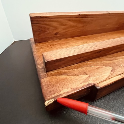 Pulpit Dsplay VTG Collectible Woodn Book Stand Dictionary Bible Open Book Table - Picture 10 of 11