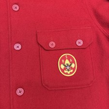 Official Jacket Boy Scouts of America Vtg Wool Button Up Jacket Size 50 WPL 6635