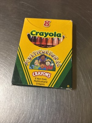 Vtg 2003 Crayola Crayons Multicultural 8 Ct Original Skin Tones For Australia