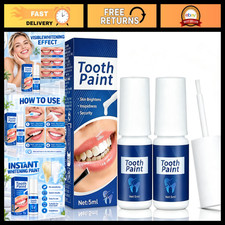 2Pcs Natural Tooth Paint Polish, Gentle Teeth Whitening, Oral Care Set