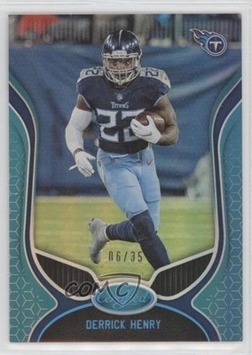 2019 Certified Mirror Teal 6/35 Derrick Henry #35 0m6i