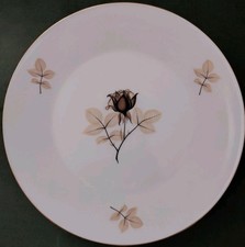 Rosenthal Kuchenteller mit Form 2000 Schattenrose  30 cm Durchmesser