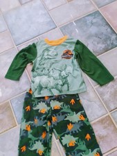 Jurassic World little boy's size 4 Dinosaur pajamas fleece