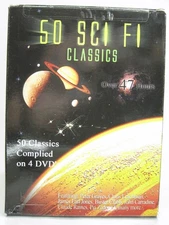 Emson Vintage 2005 50 Sci Fi Classics DVD 4 Disk Set New Sealed