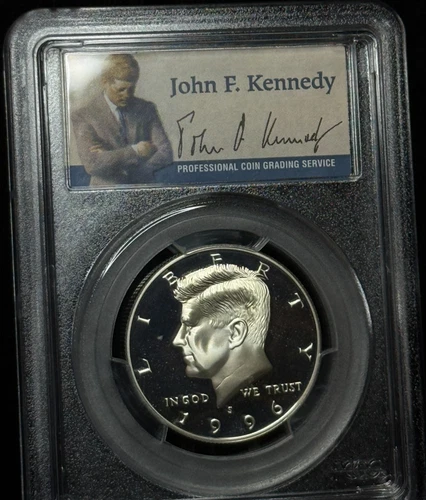 PCGS PR69DCAM - 1996 S Kennedy Silver 50C Proof Half Dollar Coin - 805