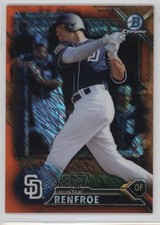 2016 Bowman Chrome Prospects Orange Shimmer Refractor Hunter Renfroe #BCP239 2d7