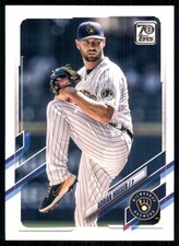 2021 Topps Update #US55 Adrian Houser Milwaukee Brewers 56214