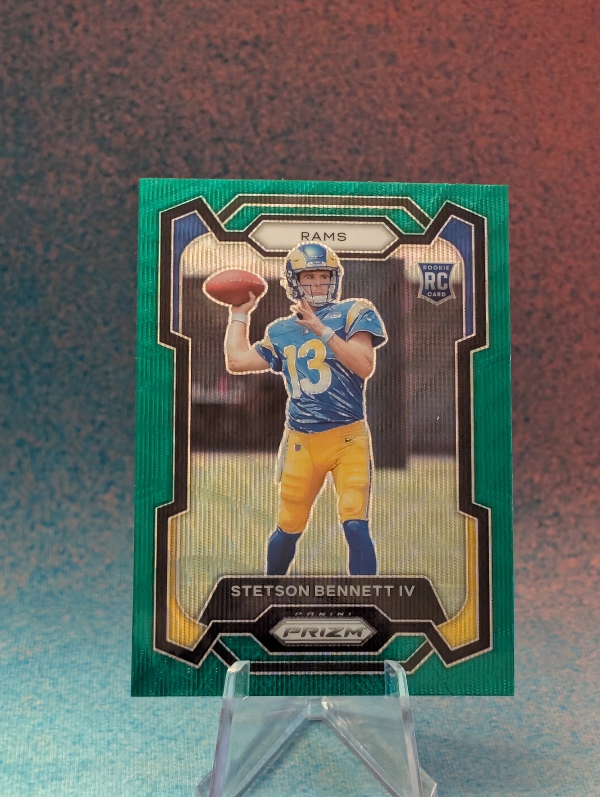 2023 Panini Prizm #358 Stetson Bennett IV Green Wave