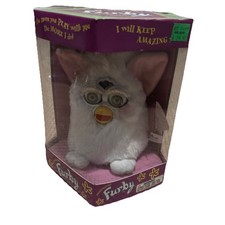 Furby 1998 ORIGINAL 1st Gen White Snowball 70-800 NEW in Box RARE