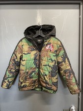 Boys Nike Air Jordan Classic Camouflage Puffer Winter Jacket Size Medium