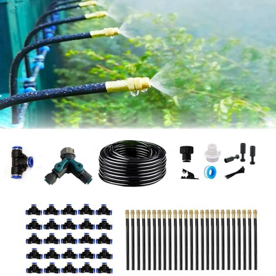 #ad #ad New drip Irrigation kit Automatic Garden Watering System Quick Connector and 3 $83.40