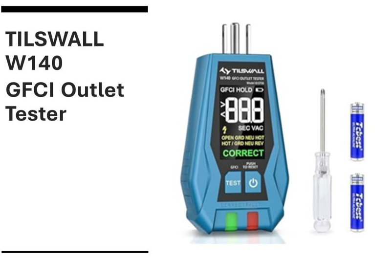 TILSWALL W140 GFCI Outlet Tester - NEW - LAST ONE