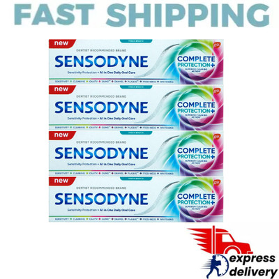 4X Sensodyne Complete Protection Fresh Breath Toothpaste Sensitive Teeth 75ml