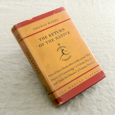 Thomas Hardy Return of the Native Fall 1930 Modern Library #121 HCDJ Style 6