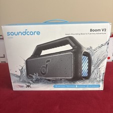 Anker Soundcore Boom V2 Outdoor Bluetooth Speaker w Subwoofer, 80W IPX7 A3138J11