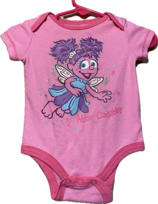 Sesame Street  One Piece Bodysuit Infant Baby Girl Newborn