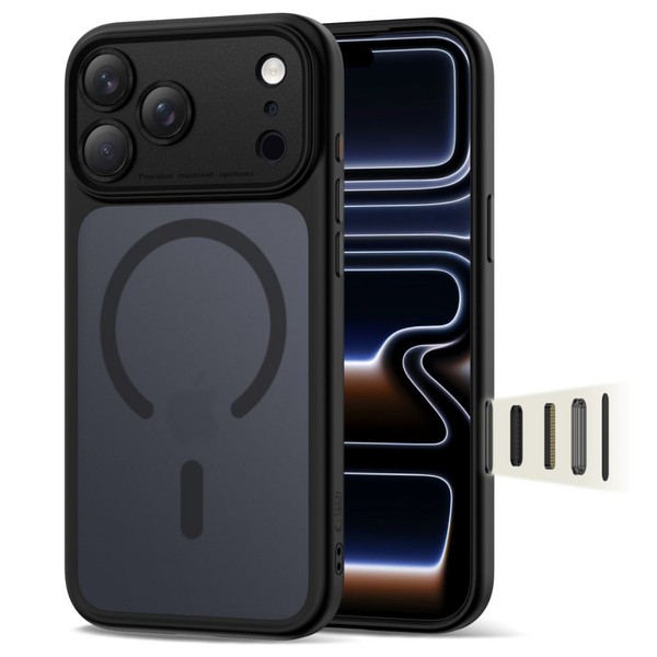 Tech Protect Magpeak CC Case Kompatibel Mit Iphone 17 Pro Max Mattschwarz-image