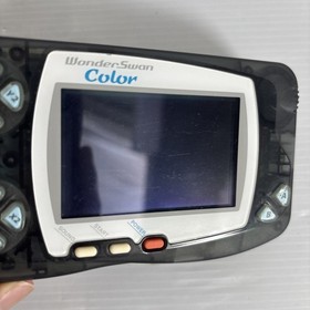 Wonder Swan Color Crystal Black Console Japan - Tested Working