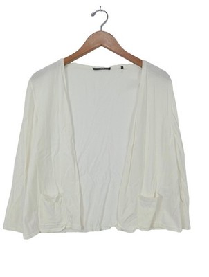 ZERO Cardigan Damen Jacke Gr. DE 38 weiß Casual-Look