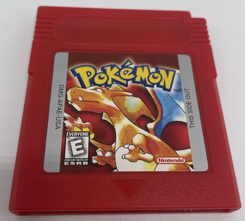 Pokemon Red Nintendo GameBoy Authentic + New Battery
