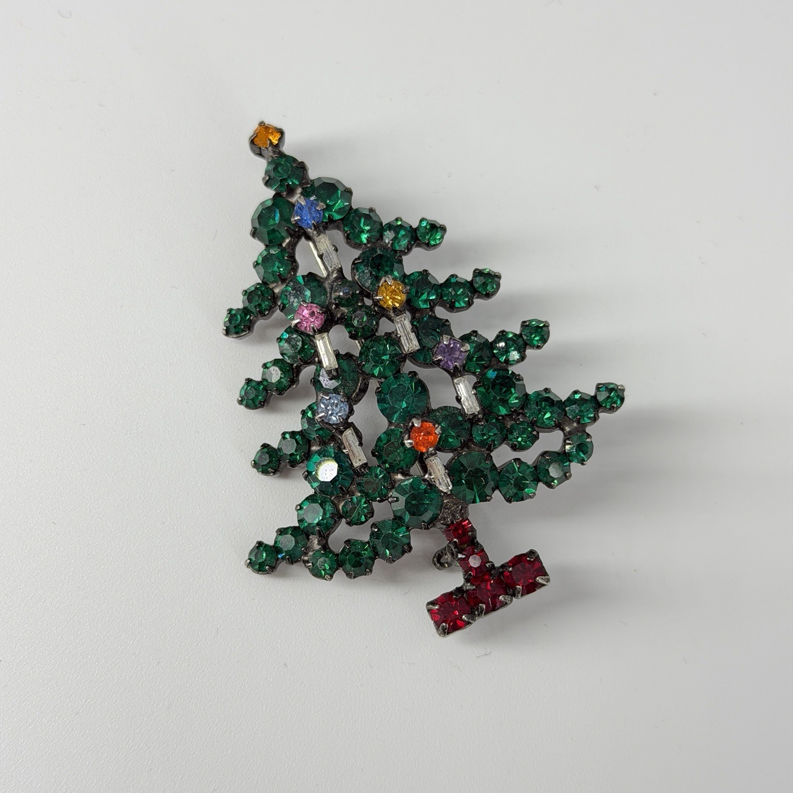 Austria Multicolor Christmas Tree Rhinestone Cand… - image 2