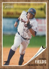 2011 Topps Heritage Minors Baseball Card #109 Daniel Fields