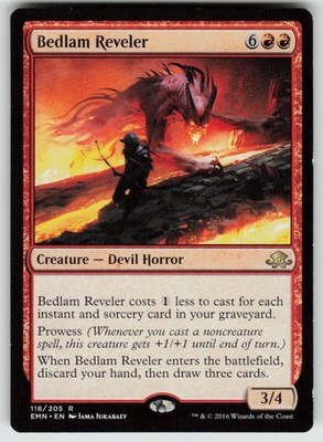 Bedlam Reveler 118 Rare Eldritch Moon Magic: The Gathering Near Mint