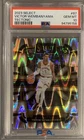 2023-24 Panini Select Victor Wembanyama RC Tectonic Prizm Concourse #87 PSA 10