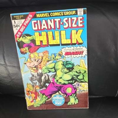 Marvel Comics Giant-Size Hulk #1 Bronze Age 1975 Annual 68 Pages Comic Book
