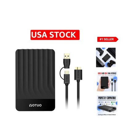Lightweight 750GB External HDD with Silicone Protection   Perfect for On-the-Go