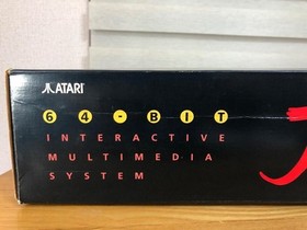 Atari Jaguar Game Console Black With Box Junk Not Tested Used Good Condition