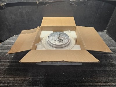 ET2 Lighting Souffle 1 Light 10'' Flush Mount, Chaulk White - E25050-CHK
