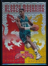 2012-13 Panini Crusade Alonzo Mourning #145 Red & Gold Prizm #'d /99