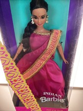 1995 Vintage Barbie Dolls of the World INDIAN Barbie/Mattel/New In Box/Nice Cond