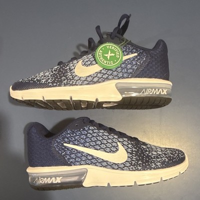 Nike Air Max Sequent 2 Running Shoes Women Sz 7 US Binary Blue/White NWOB - NS32