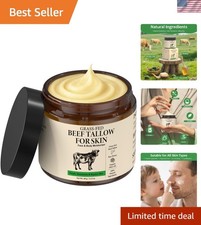 100 Organic Grass-Fed Beef Tallow Balm - Deeply Moisturizing Face  Body Cream