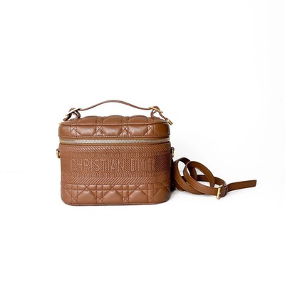 Christian Dior Brown Small Dior Travel Vanity Case