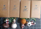 Avon Gift Collection Santa Sports Ornament Football Soccer Baseball Basketball