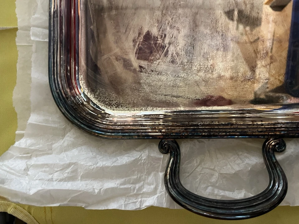 Vassoio argento vintage - Immagine 2 di 4