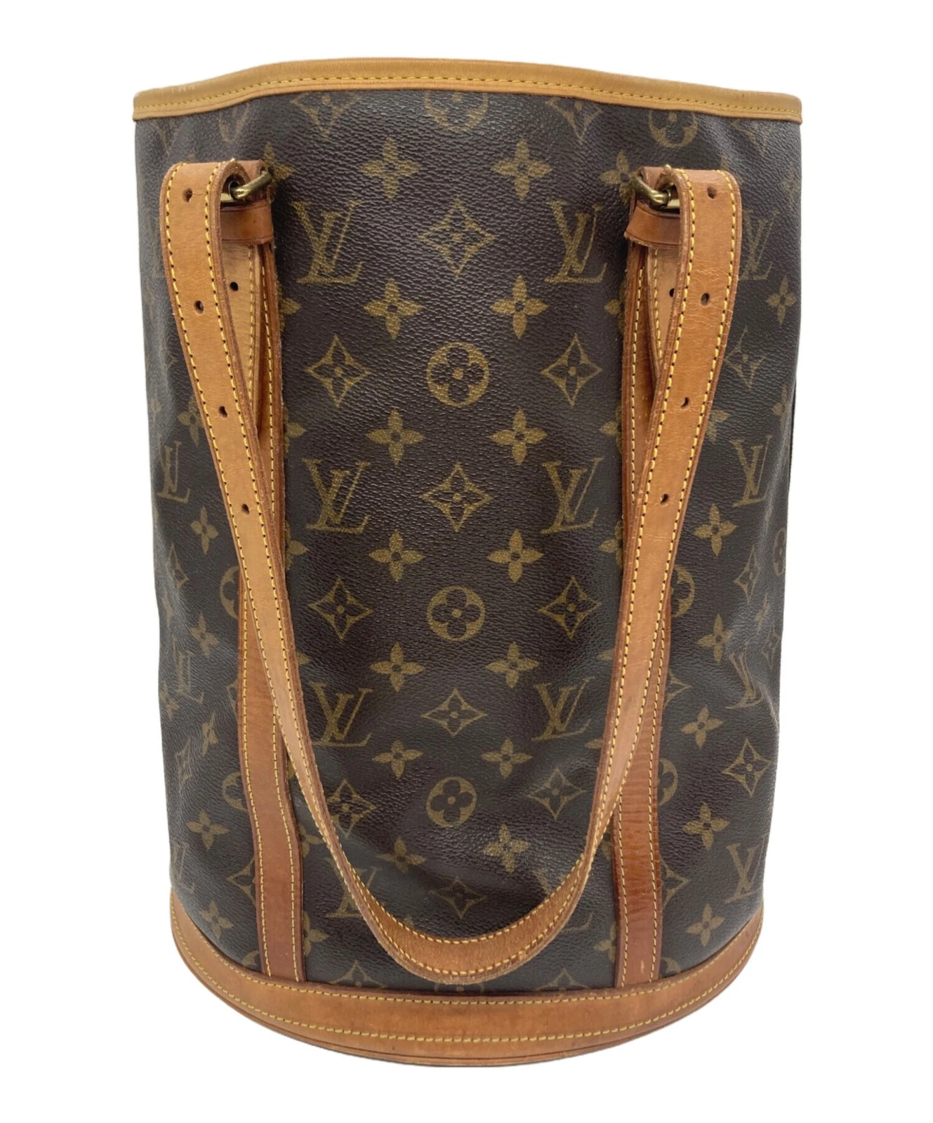 Vuitton — Louis Vuitton GM GM M42236 Coated Canvas Brown Tote Bag #TFB5959