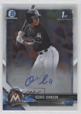 2018 Bowman Draft Chrome Draft Pick Osiris Johnson #CDA-OJ Auto 0a3