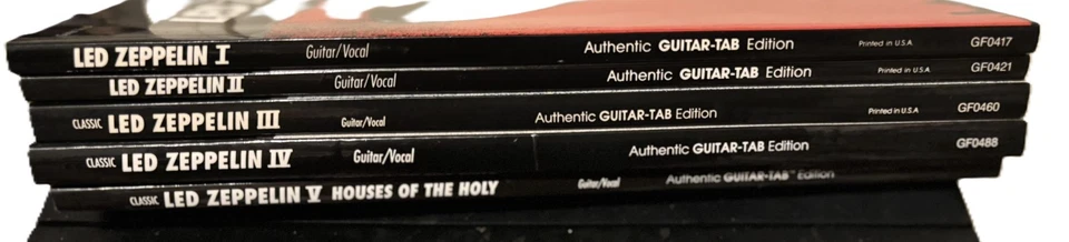 Led Zeppelin - I-V - Box Set - Guitar - Tab Edition – Songbook -  1970's - Image 2 of 4